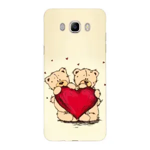 Чехлы для любимой на Samsung J7 2016, J710, J7108 (VPrint) (Медвежата)