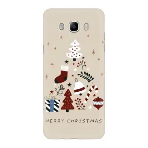 Різдвяні Чохли для Samsung Galaxy J7 2016 / J710 / J7108 (VPrint) (Merry Christmas)