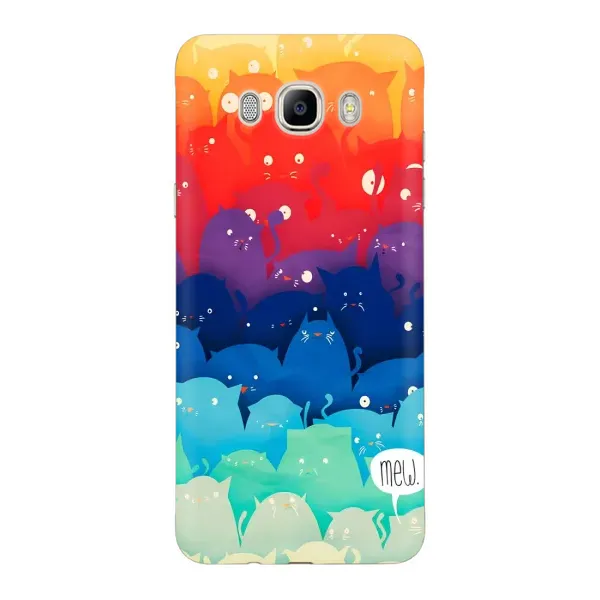 Чехол с принтом «Mew» для Samsung Galaxy J7 2016 (J710, J7108)