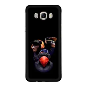 Чохол з Мавпами Samsung Galaxy J7 2016 / J710 / J7108 - (AlphaPrint) (Три мавпи)