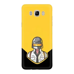 Чеjхол PUBG для Samsung J7 2016, J710, J7108 (AlphaPrint) (Пабг в шоломі)