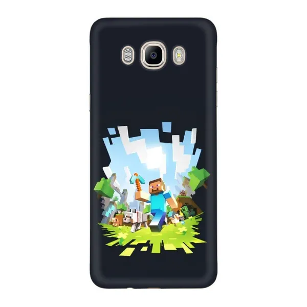 Чохол з принтом «персонажі Minecraft» для Samsung Galaxy J7 2016 (J710, J7108)