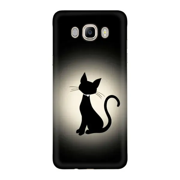 Чехол с принтом «Силуэт котика» для Samsung Galaxy J7 2016 (J710, J7108)