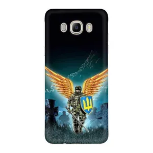 Чехлы с картинкой ЗСУ для Samsung Galaxy J7 2016 / J710 / J7108 (AlphaPrint) (Солдат ЗСУ)
