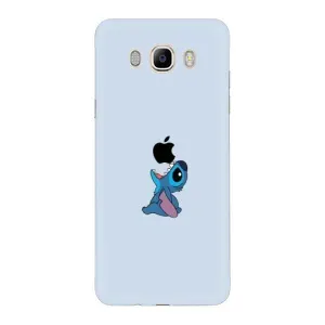 Чохол з принтом Стіч на Samsung Galaxy J7 2016 (J710, J7108) (Stitch apple)