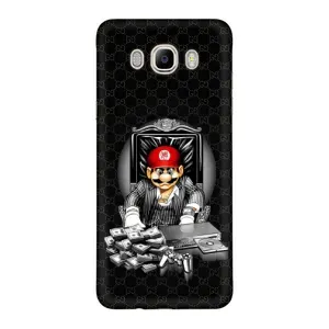 Чехлы с крутыми принтами для Samsung Galaxy J7 2016 / J710 / J7108 - (PREMIUMPrint) (Супер Марио)