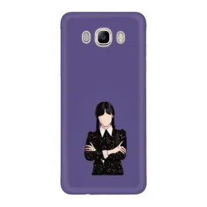 Чохли Венсдей на Samsung Galaxy J7 2016 / J710 / J7108 Уенсдей (AlphaPrint) (Венздей у чорному)