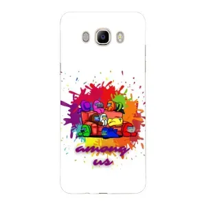 Чохли Амонг Ас для Samsung Galaxy J7 2016 / J710 / J7108 (AlphaPrint) (Яскравий АмонгАс)