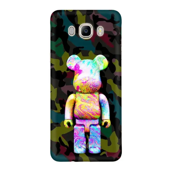Чохол з принтом «Яскравий Bearbrick» для Samsung Galaxy J7 2016 (J710, J7108)