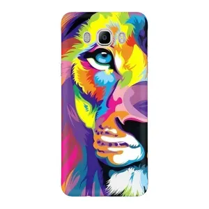 Чохол з картинкою ЛЕВ для Samsung Galaxy J7 2016 / J710 / J7108 (VPrint) (Яскравий Лев)