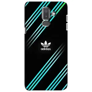 Чехлы Адидас для Samsung Galaxy J8-2018, J810 (AlphaPrint) (Адидас с полосами)