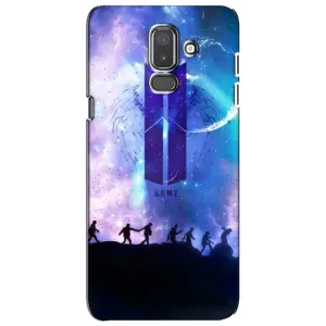 Чехлы BTS для Samsung Galaxy J8-2018, J810 (AlphaPrint) (Army BTS)