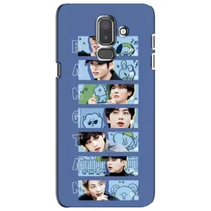 Чехлы BTS для Samsung Galaxy J8-2018, J810 (AlphaPrint) (Bangtan)