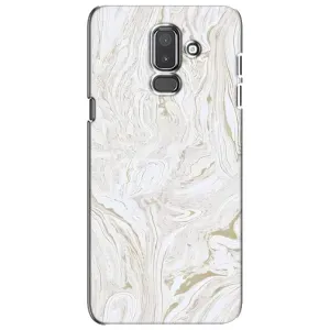Мраморный чехол на Samsung Galaxy J8-2018, J810 (VPrint) (Белый мрамор)