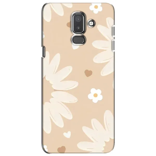 Чехол с принтом «Бежевые цветы» для Samsung Galaxy J8 2018 (J810) Чехол с принтом «Бежевые цветы» для Samsung Galaxy J8 2018 (J810)