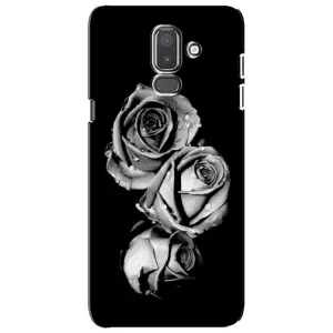 Чохол з принтом «Чорна троянда» для Samsung Galaxy J8 2018 (J810)