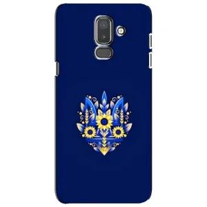 Чехлы для Samsung Galaxy J8-2018, J810  Укр. Символика (AlphaPrint) (Цветочный Герб)