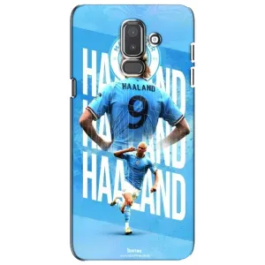 Чехлы с футболистом Ерлинг Холанд для Samsung Galaxy J8-2018, J810 (AlphaPrint) (Erling Haaland)