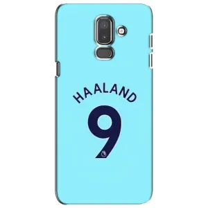 Чехлы с футболистом Ерлинг Холанд для Samsung Galaxy J8-2018, J810 (AlphaPrint) (Ерлинг Холанд 9)