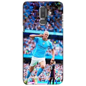 Чехлы с футболистом Ерлинг Холанд для Samsung Galaxy J8-2018, J810 (AlphaPrint)