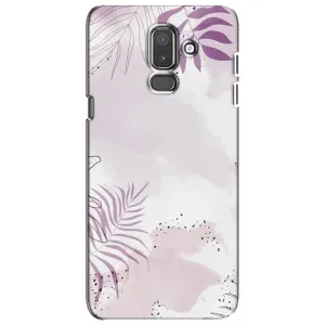 Чехол с принтом «Фиолетовые листья» для Samsung Galaxy J8 2018 (J810)
