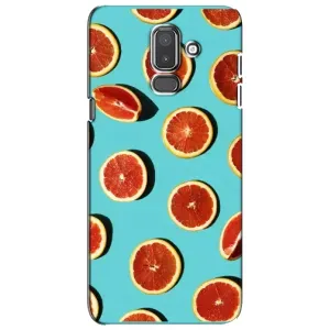Чехлы с Фруктами для Samsung Galaxy J8-2018, J810 (VPrint) (Грейпфрут)