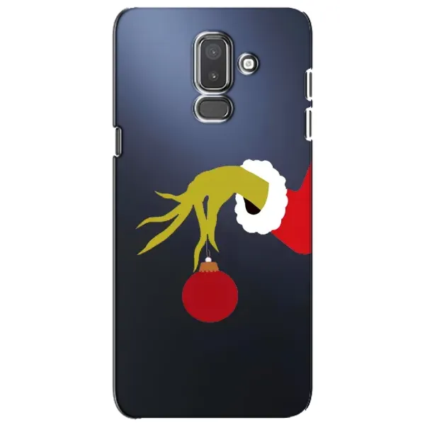 Чехол с принтом «Гринч с игрушкой» для Samsung Galaxy J8 2018 (J810)