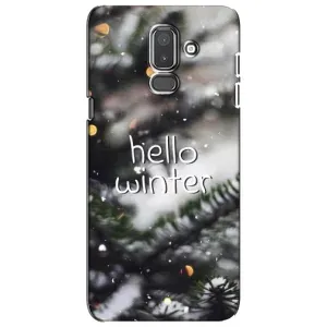 Новогодние, Праздничные Чехлы для Samsung Galaxy J8-2018, J810 - 2024 год