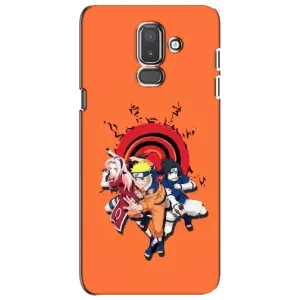 Naruto Anime Чехлы для Самсунг J8-2018, J810 (AlphaPrint) (команда Наруто)
