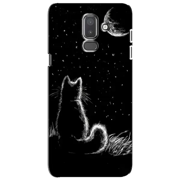 Чехол с принтом «Котик и луна» для Samsung Galaxy J8 2018 (J810) Чехол с принтом «Котик и луна» для Samsung Galaxy J8 2018 (J810)