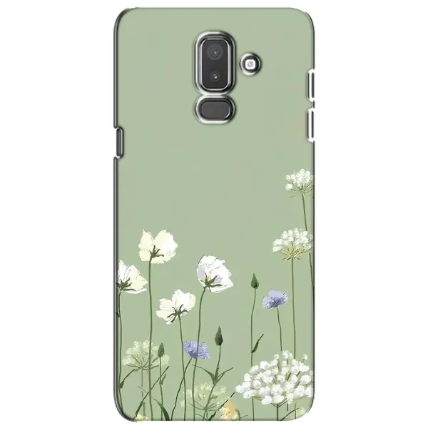 Чехол с принтом «Цветы на зеленом» для Samsung Galaxy J8 2018 (J810) Чехол с принтом «Цветы на зеленом» для Samsung Galaxy J8 2018 (J810)