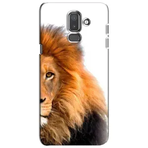 Чехлы с картинками животных Samsung Galaxy J8-2018, J810 (Лев грива)