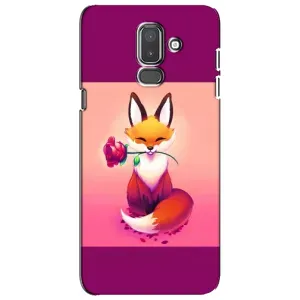 Чохол з принтом «Лиса з трояндою» для Samsung Galaxy J8 2018 (J810)