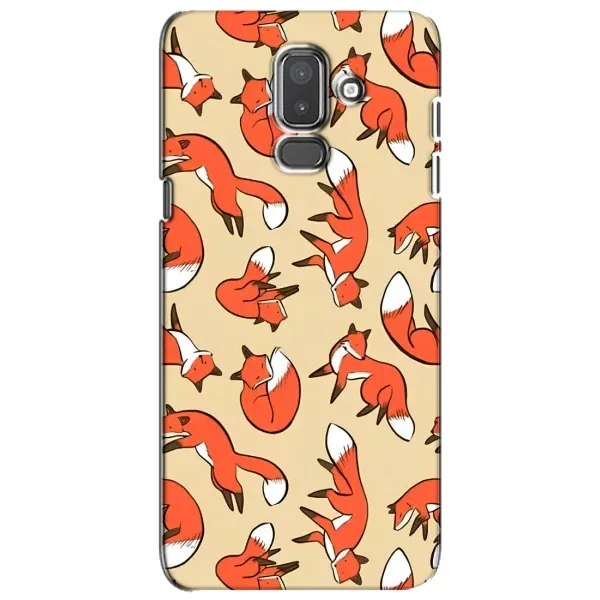 Чохол з принтом «Лисички» для Samsung Galaxy J8 2018 (J810)