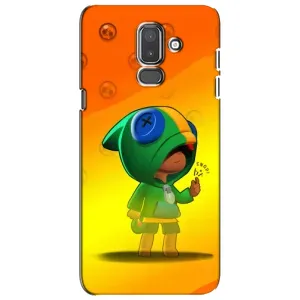 Чехол для Samsung Galaxy J8-2018, J810 Бравл Старс (VPrint) (Хлопчик Леон)