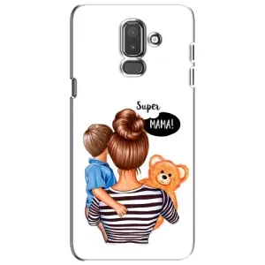 Чехол с принтом «Мама с сыном» для Samsung Galaxy J8 2018 (J810)