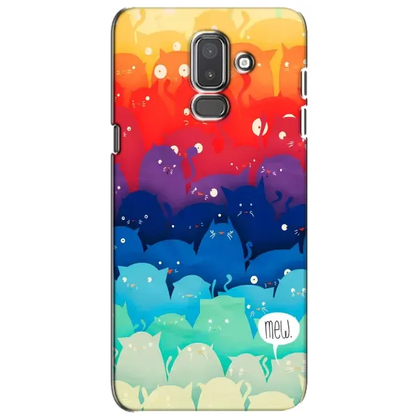 Чохол з принтом «Mew» для Samsung Galaxy J8 2018 (J810)