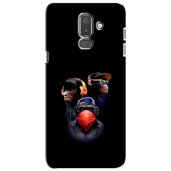 Чохол з принтом «Три мавпи» для Samsung Galaxy J8 2018 (J810)
