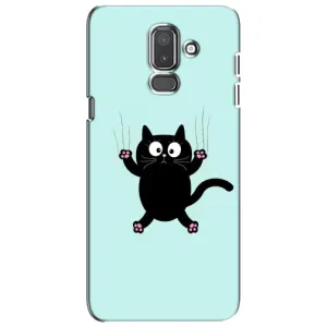 Чехол с принтом «Падающий кот» для Samsung Galaxy J8 2018 (J810)