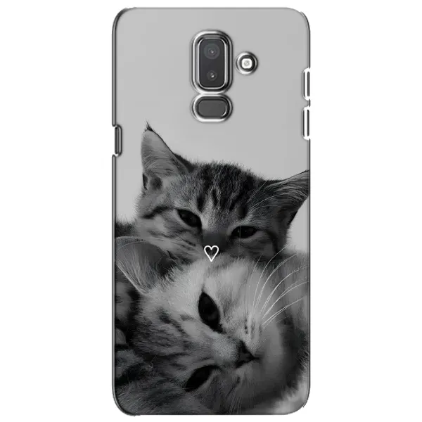 Чехол с принтом «Пара котов» для Samsung Galaxy J8 2018 (J810)