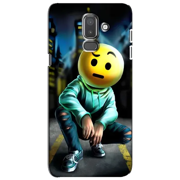 Чехол с принтом «Парень смайл» для Samsung Galaxy J8 2018 (J810) Чехол с принтом «Парень смайл» для Samsung Galaxy J8 2018 (J810)