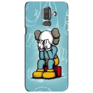 Чехол с принтом «Плач Bearbrick» для Samsung Galaxy J8 2018 (J810)