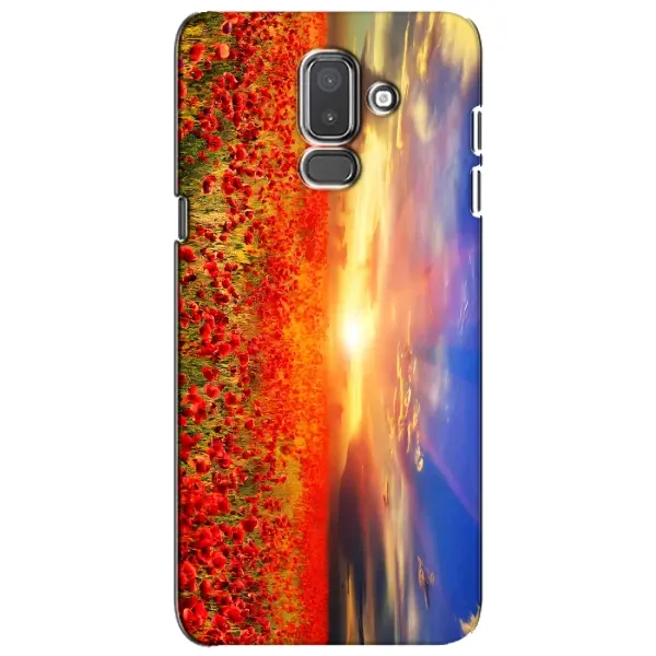 Чохол з принтом «Поле тюльпанів» для Samsung Galaxy J8 2018 (J810)