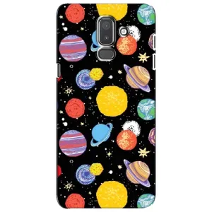 Космические Чехлы для Самсунг J8-2018, J810 (VPrint) (Рисованные планеты)