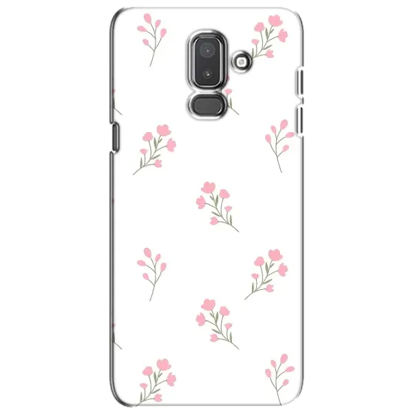 Чехол с принтом «Розовые цветы» для Samsung Galaxy J8 2018 (J810) Чехол с принтом «Розовые цветы» для Samsung Galaxy J8 2018 (J810)