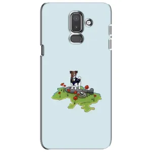Чехлы с картинкой собаки Патрон для Samsung Galaxy J8-2018, J810 (AlphaPrint) (Сапер Пес)