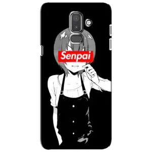Чохли Персонажі Аніме Наруто для Samsung Galaxy J8-2018, J810 (AlphaPrint) (Senpai)