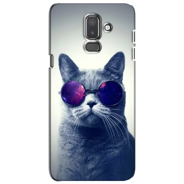 Чехол с принтом «Стильный кот» для Samsung Galaxy J8 2018 (J810) Чехол с принтом «Стильный кот» для Samsung Galaxy J8 2018 (J810)