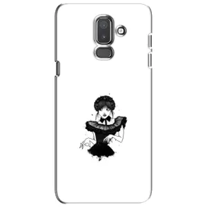Чехлы Венсдей на Samsung Galaxy J8-2018, J810 Уэнсдей (AlphaPrint) (танец Уэнздей)