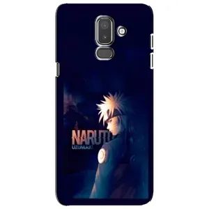 Naruto Anime Чехлы для Самсунг J8-2018, J810 (AlphaPrint) (тень Наруто)
